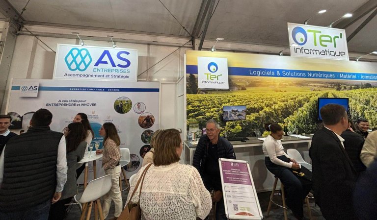 AS Entreprises, FDSEA Conseil et TER'Informatique auront un stand commun au VITeff Epernay 2025.